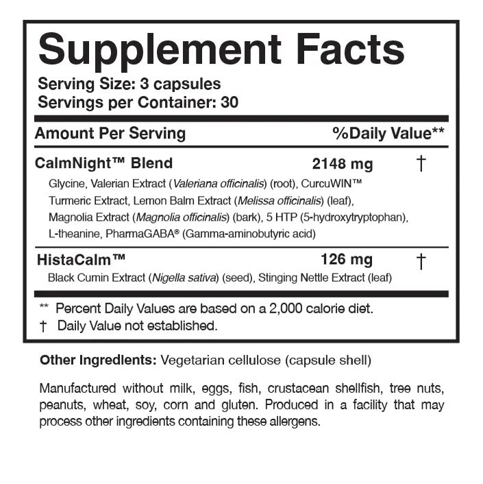 Researched Nutritionals Circadian PM Calming Sleep Formula — 90 Capsules — photo 2
