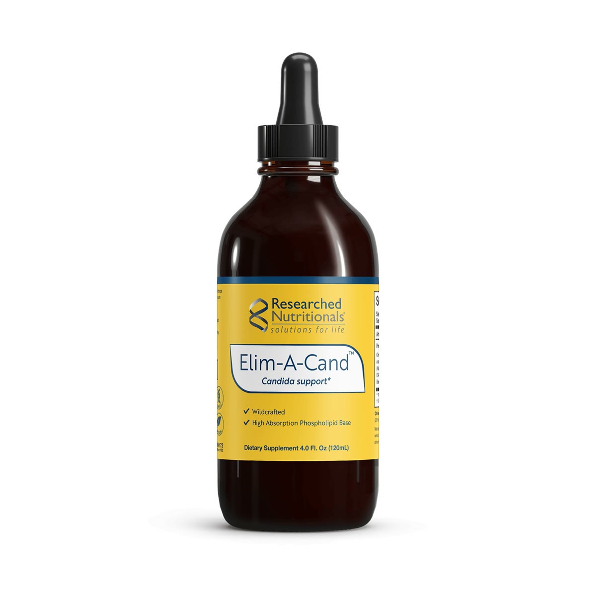 Researched Nutritionals Elim-A-Cand Herbal Tincture — 4 fl oz