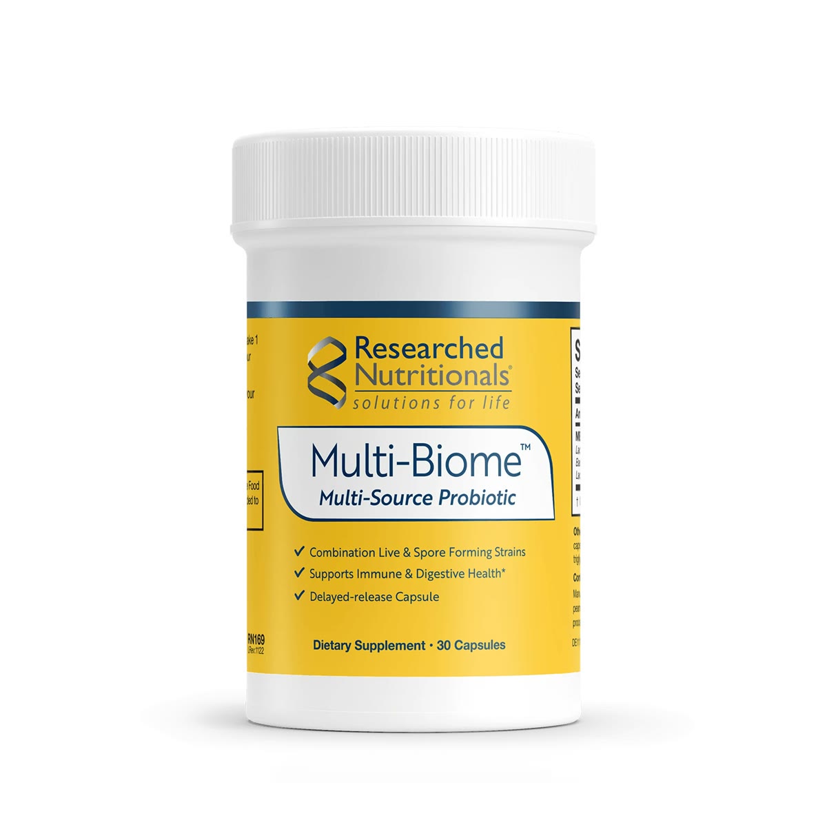 Researched Nutritionals Multi-Biome Multi-Source Probiotic — 30 Capsules