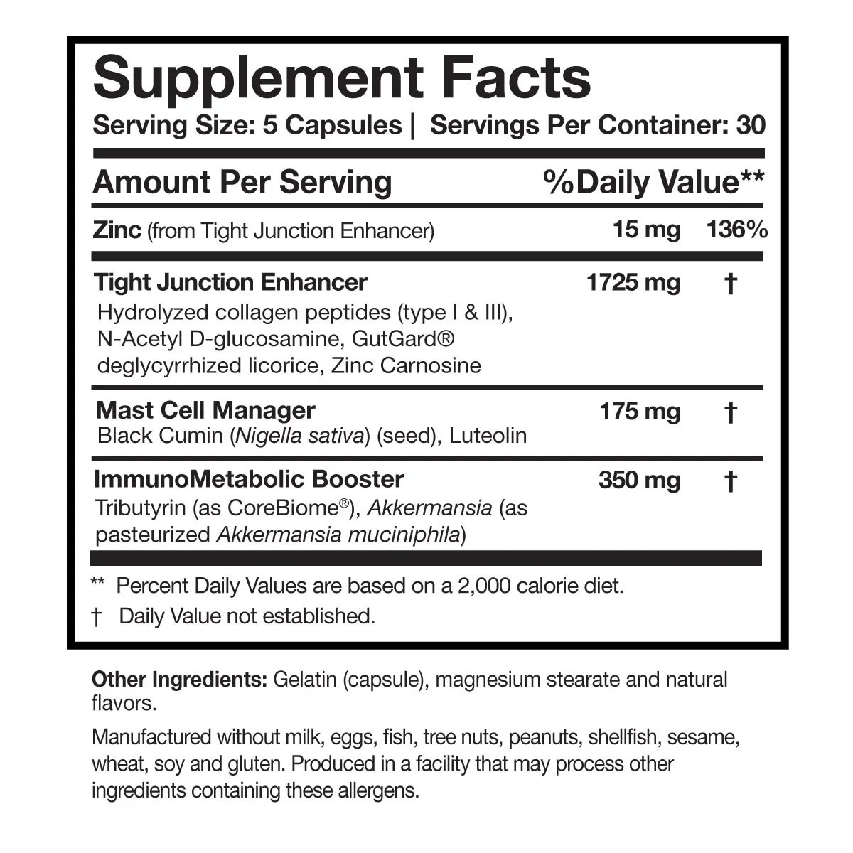 Researched Nutritionals RenewGut Thrive GI Optimizer — 150 Capsules — photo 2